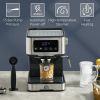 appHome Kitchen Coffee Latte Cappuccino Espresso Machine with Milk Frother Wand