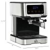 appHome Kitchen Coffee Latte Cappuccino Espresso Machine with Milk Frother Wand