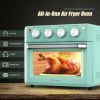 appModern Space Saving Countertop Kitchen Convection Toaster Oven Air Fryer - Teal