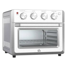 appSilver Stainless Steel Convection Toaster Oven Kitchen Air Fryer
