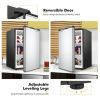 kitModern Compact 3 cu ft. Space Saving Portable Mini Freezer Home Kitchen Dorm